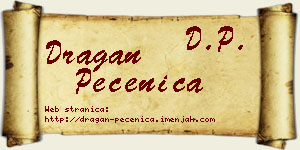 Dragan Pečenica vizit kartica